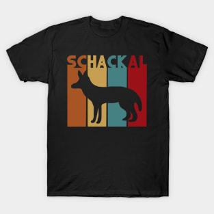 Vintage Schackal Retro Motiv altes Ägypten Fan T-Shirt